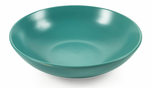 acquista Set 6 Piatti Fondi Ø20,5x5 cm in Gres Villa d'Este Home Tivoli Basic Verdi