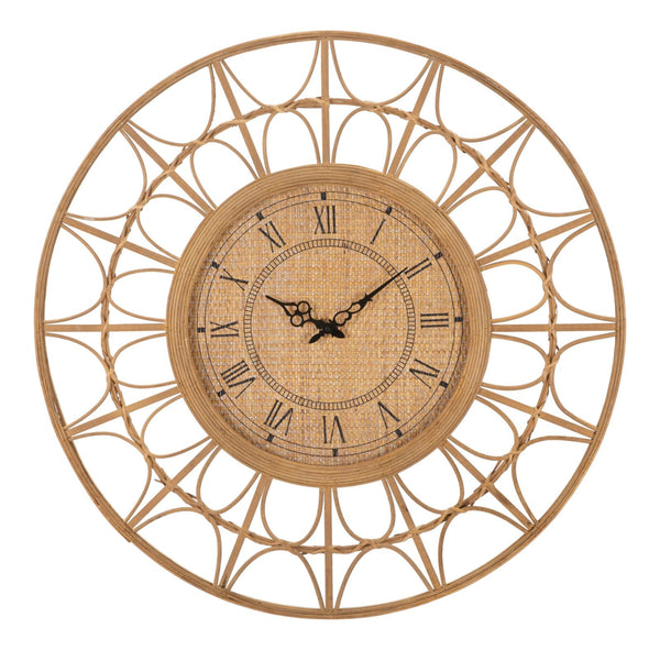 sconto Orologio da Muro Panama Ø 76x2,5 cm in Rattan