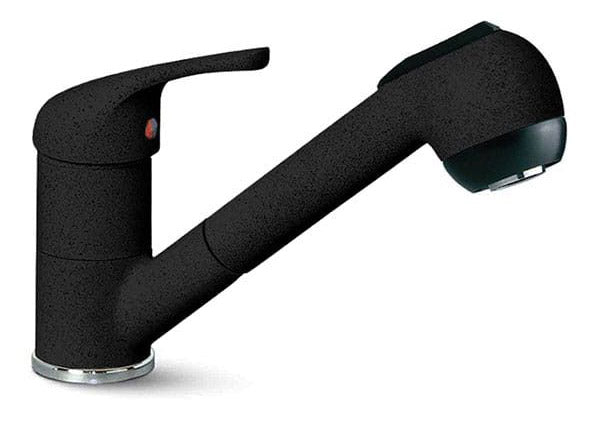 Rubinetto Cucina Miscelatore Monocomando Doccetta Estraibile Apell AP20GB Granito Nero online