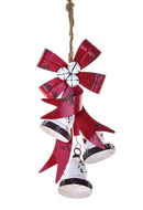 Paserotto Su Campanelle H44,5 cm Rosso/Crema