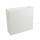 Vaso Luminoso da Esterno 79x74,7x29,1 cm In Polietilene Elegnace Led Bianco Caldo