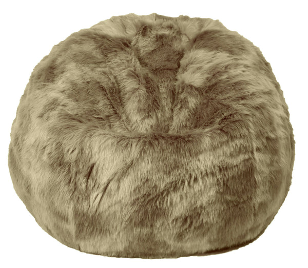 Maxy Pouf 80x80x70 cm in Pelliccia Sintetica Nuvola Beige acquista