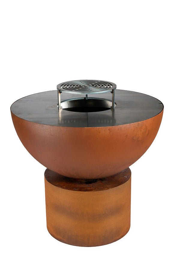prezzo Barbecue a Legna Ø60x71 cm Primula in Acciaio Effetto Ruggine