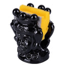 Porta Salviette Testa di Moro 10,6x9,6x13,6 cm  in Ceramica VdE Tivoli 1996 Sicilia