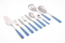 Servizio Set di Posate 75 Pezzi in Acciaio Inox Rivadossi Sandro Mistral Azzurro