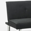 Divano Letto Clic Clac 171x75x73 cm in Tessuto Nero