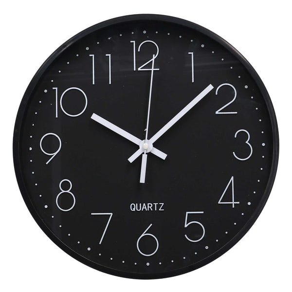 prezzo Orologio da Parete Ø30 cm in Plastica Nero