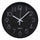 Orologio da Parete Ø30 cm in Plastica Nero