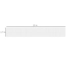 Rete di Recinzione 25m H1,7m in Acciaio e PVC Verde