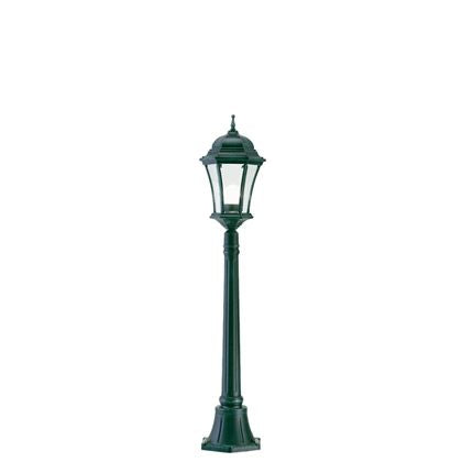 Lampada Palo Piccolo per Giardino Colore Nero e Verde per Esterno Linea Curvata Sovil sconto
