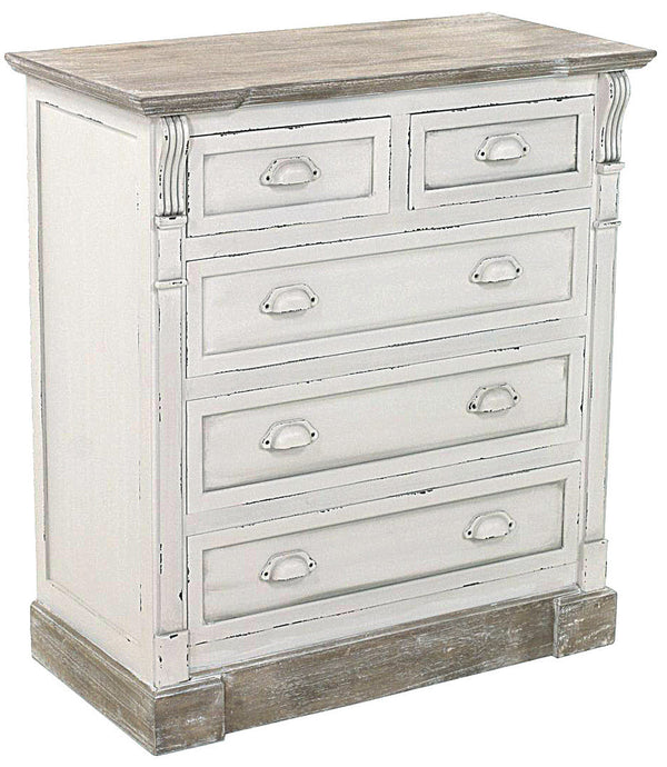 prezzo Cassettiera in Legno 5 Cassetti Largo Provenza