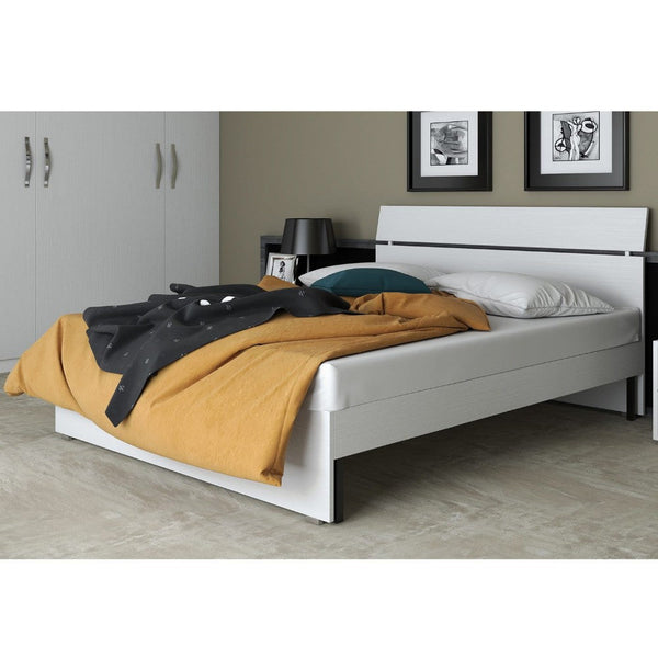 Letto Matrimoniale 98x171x200 cm bianco frassinato online