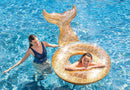 Salvagente Sirena Oro Glitter 147x107x79 cm Intex A56258NP/EP