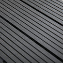 Pavimentazione da Esterno Incastrabile Piastrelle da Giardino 11 Mattonelle 30x30x2.2 cm Grigio 