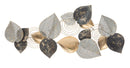 Pannello Half Leaf 97x5,5x43 cm in Ferro Multicolor