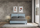 Letto Matrimoniale Mados Azzurro Varie Misure