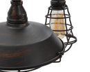 Lampadario Manhattan 7 Luci 111x48x58 cm in Ferro