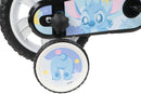 Bicicletta per Bambini 12" Disney Stitch Freno Caliper e Stabilizzatori in Acciaio Hi-Ten Azzurro