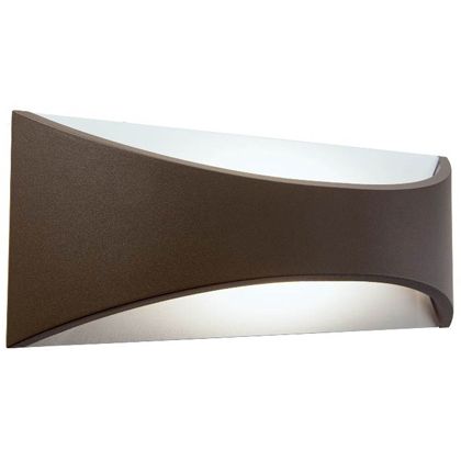 Lampada Applique Piccola Riflettente 6W a Led Cob Colore Marrone per Esterno Linea Moon Sovil sconto