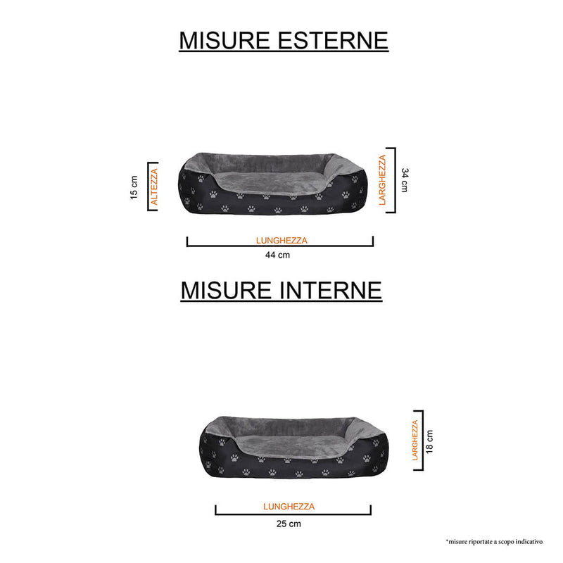 Cuccia per Cani e Gatti in Poliestere Pluto Varie Misure