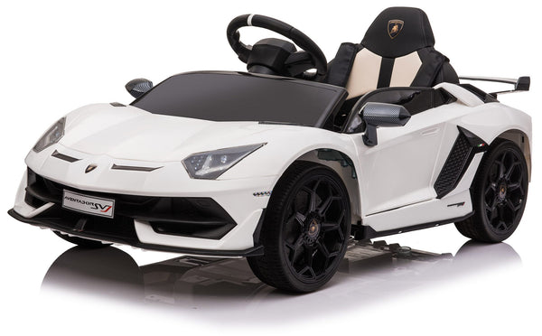 Macchina Elettrica per Bambini 12V con Licenza Lamborghini Aventador Bianca prezzo