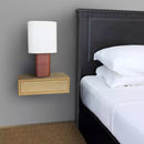 Mensola da Parete 1 Cassetto 45x13,4x20 cm in Fibra di Legno Lego Rovere Sagerau