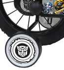 Bicicletta per Bambini 14" Transfromers Freni Caliper e Stabilizzatori in Acciaio Hi-Ten Giallo