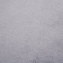 Set 4 Sgabelli Imbottiti Ø41,5x46 cm in Poliestere Vellutato Oro e Grigio