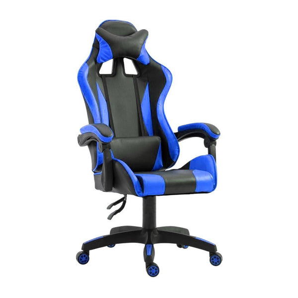 online Sedia da Gaming Ergonomica 66x60x134 cm in Similpelle Blu