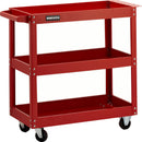 Carrello Porta Attrezzi Utensili da Lavoro 3 Ripiani Fadi Rosso