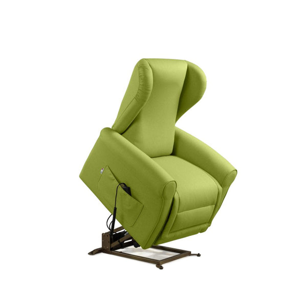 Poltrona Alzapersona Elettrica 2 Motori 90x100x90 cm Sofa in Microfibra Dispositivo Medico 1 Verde acquista