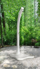 Piatto Doccia da Esterno Giardino in Polietilene HD Arkema Lake Blu