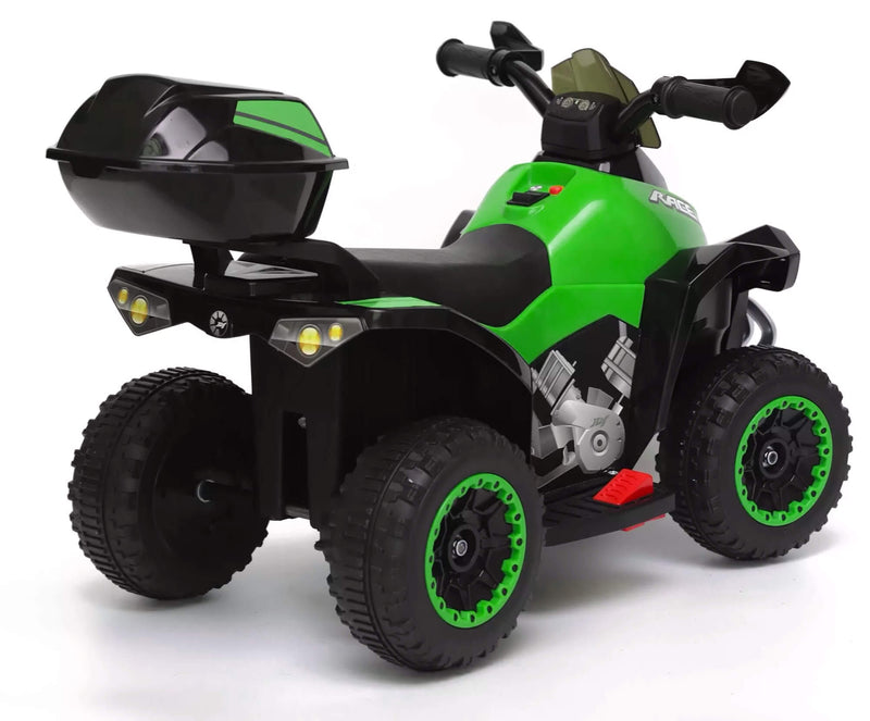 Mini Quad Elettrico per Bambini 6V Kidfun Invictus Verde