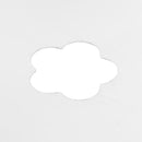 Fioriera Orto Rialzato da Giardino 57x57x80 cm in Metallo con Ruote Bianco