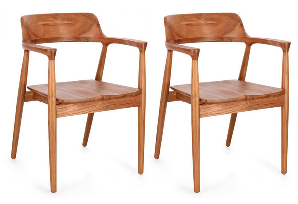 Set 2 Sedie 59x57x79 cm Yves in Legno online