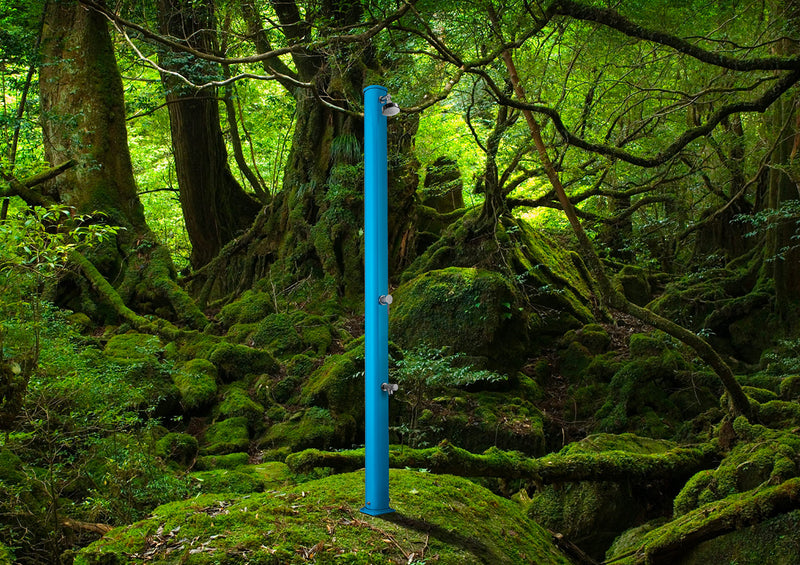 Doccia da Giardino Miscelatore e Lavapiedi Arkema Jolly S Blu