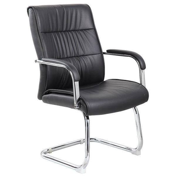 Sedia Poltrona Attesa da Ufficio in Similpelle Tosini Los Angeles Nero online