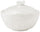 Coppetta Ø15x8 cm con Coperchio in Porcellana Kaleidos Charme Bianca