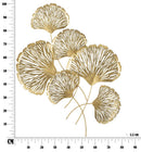 Pannello Iris Verticale 78x5,5x101 cm in Ferro Oro