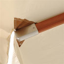 Ombrellone da Giardino Decentrato Quadrato 3x3m con Apertura e Chiusura a Manovella a Sbalzo Taddei Antares