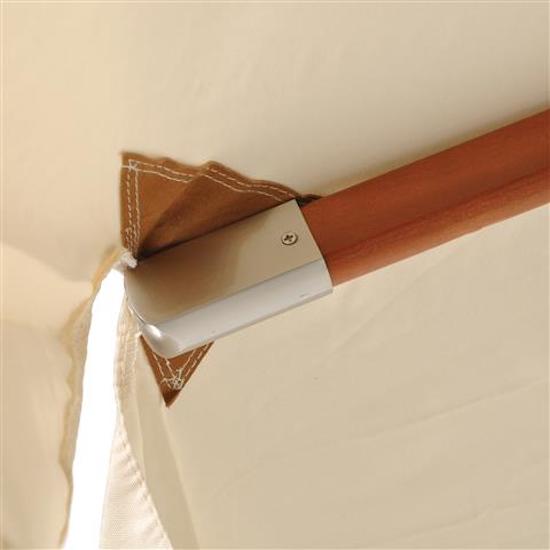 Ombrellone da Giardino Decentrato Quadrato 3x3m con Apertura e Chiusura a Manovella a Sbalzo Taddei Antares