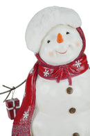 Pupazzo di neve cm 37,5x24,5 h 37,5