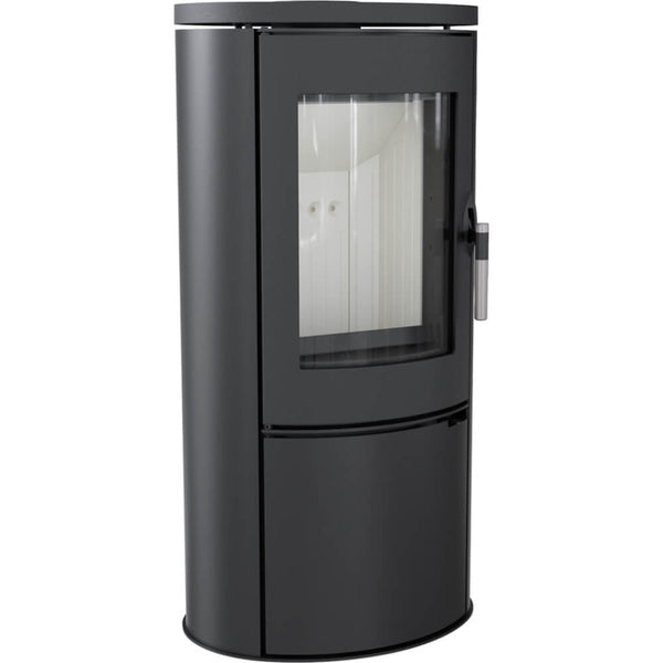 Stufa a Legna 5,5/10,5KW in Ghisa e Acciaio Flig Torrance Nera prezzo