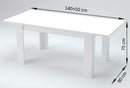 Tavolo Allungabile 90x140/190x75 cm Jesi Olmo