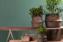 Cesto Giara in Materiale Naturale H 32 cm