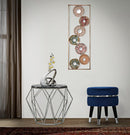 Pannello Gliss 31x2,5x90 cm in Ferro Oro e Rosso