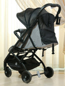 Passeggino Leggero per Bambini Barotti Primo Nero e Grigio