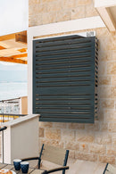 Copri Condizionatore 105x150x65 cm in Alluminio a Parete Big Blade VL Antracite