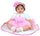 Bambola Reborn Femmina Realistica in Vinile 30cm Seduta Kidfun Real Baby Marisol