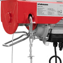 Argano Montacarico Paranco Elettrico Verricello Sollevatore Carico 125 - 250 kg Rosso      